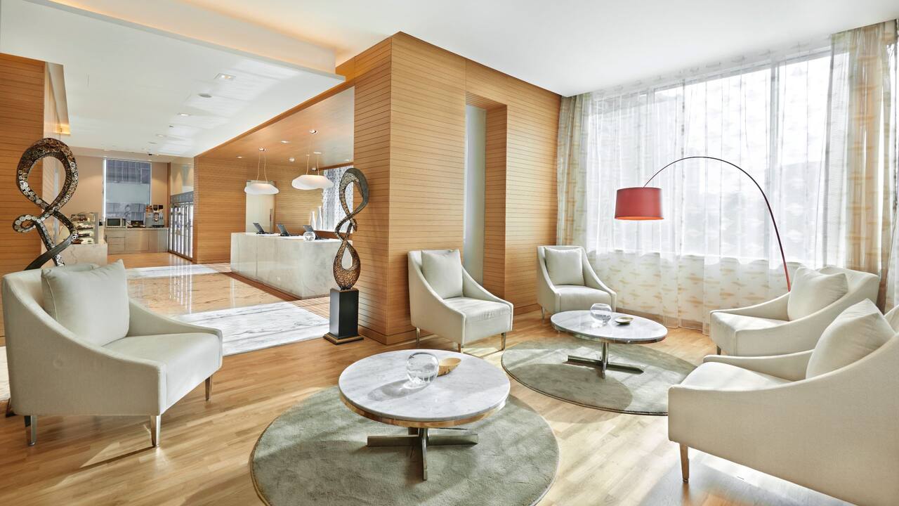 Lobby Sitting Area with Details