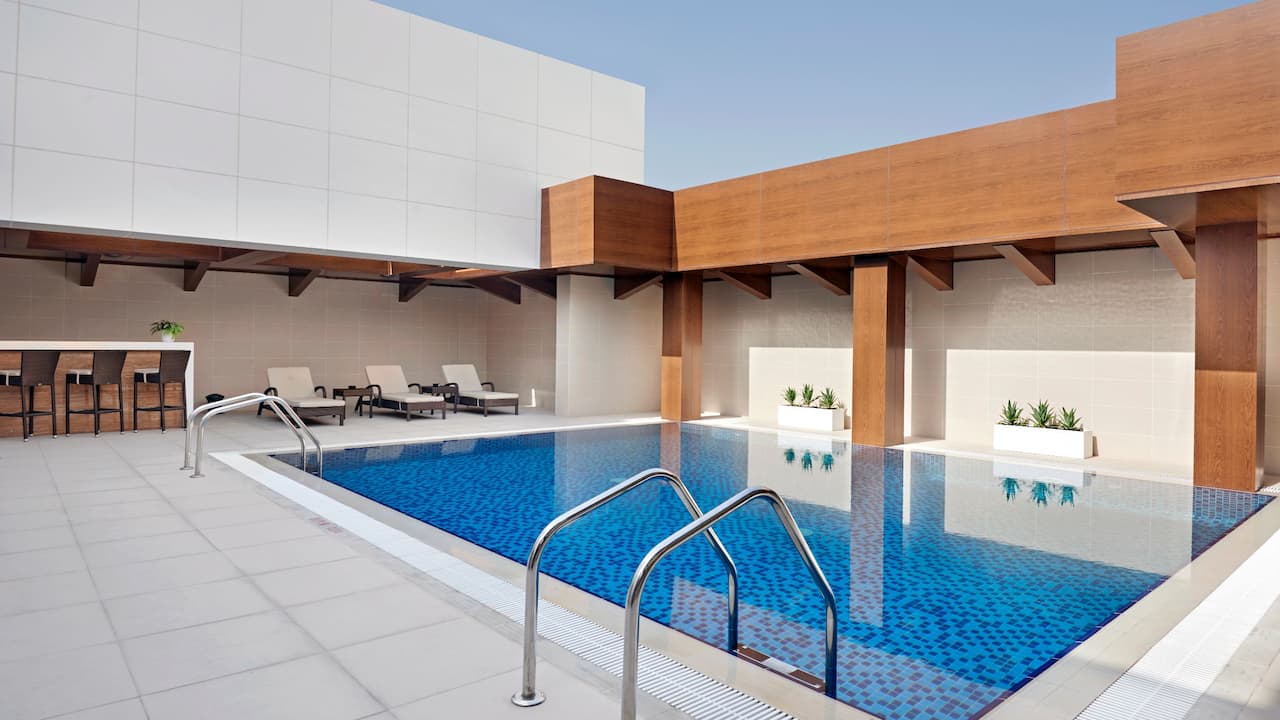Outdoor Swimming Pool at Hyatt Place Dubai Baniyas Squar