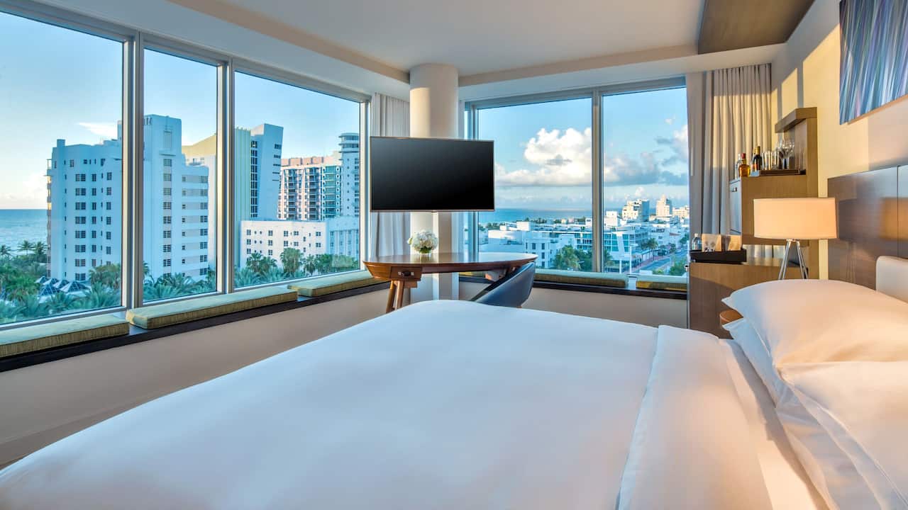 Hyatt Centric South Beach City View Corner King Room