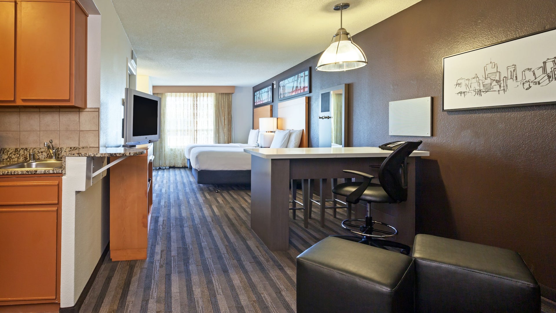 1 of 4 Hyatt House Houston/Galleria Studio with Two Beds