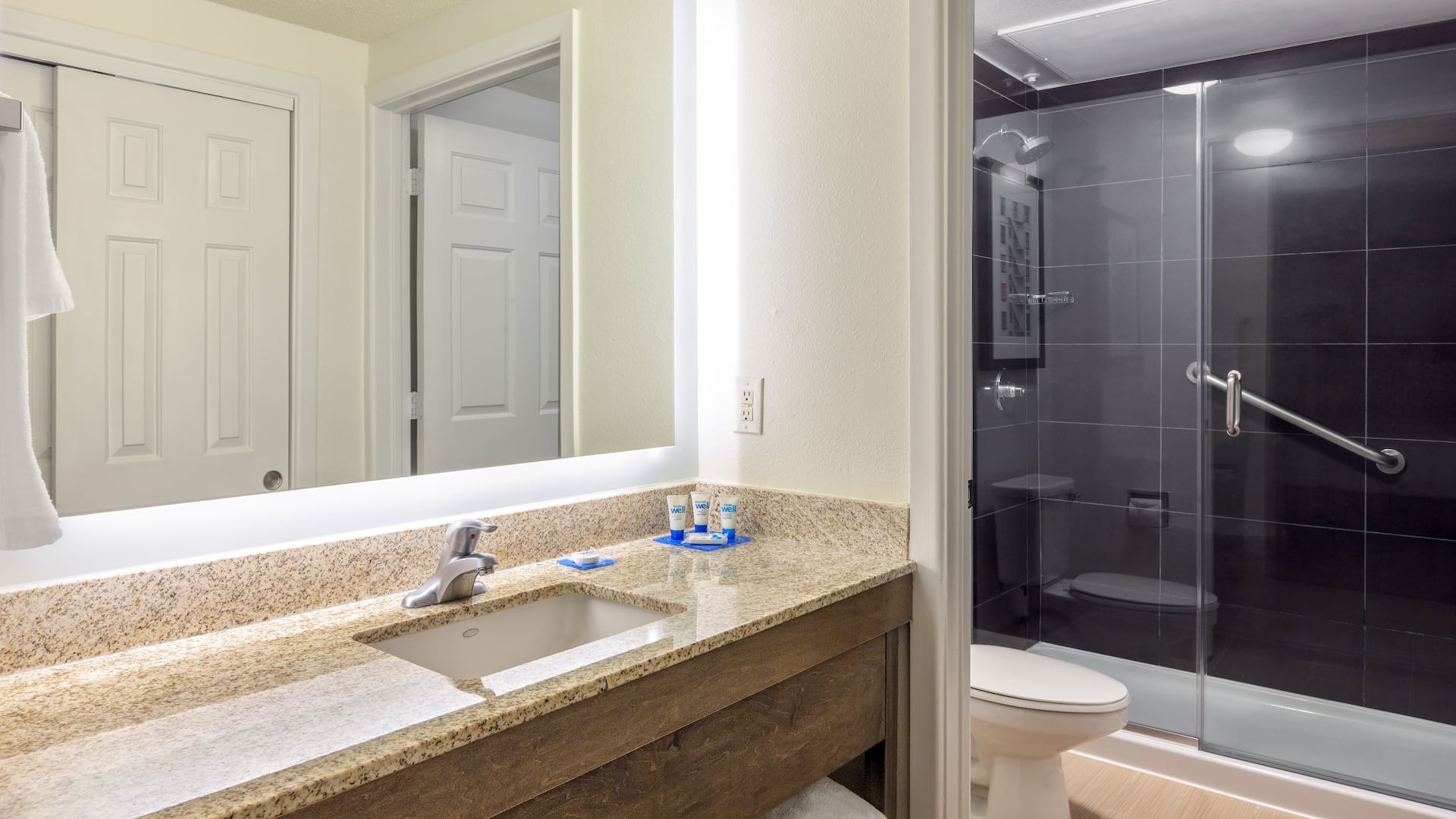 2 of 2 Hyatt House Houston/Galleria Suite Bathroom