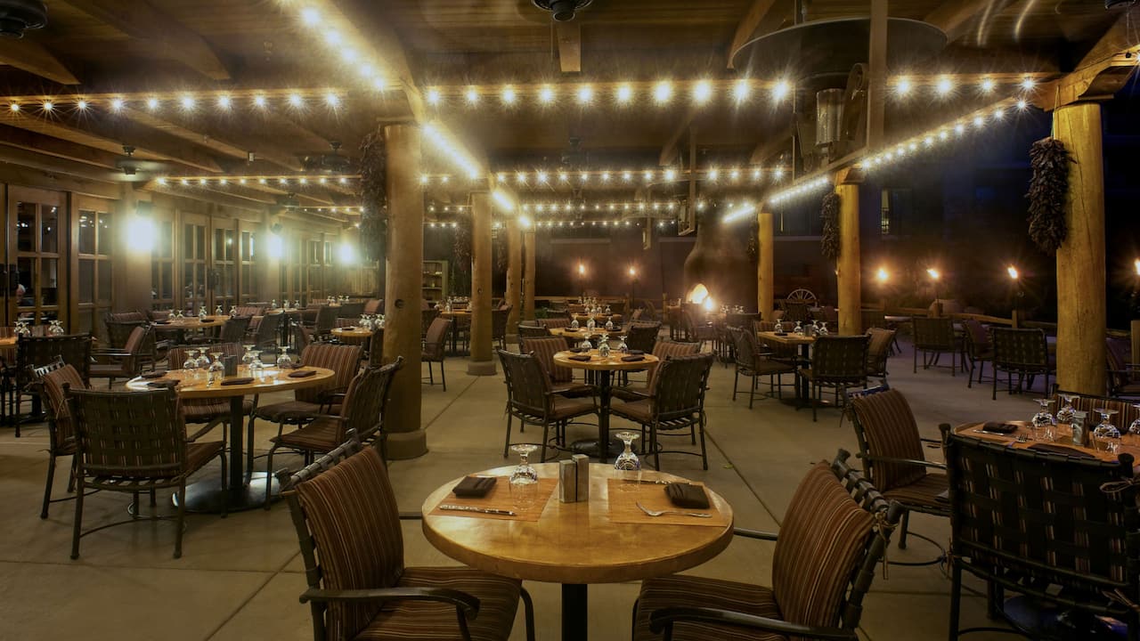 Hyatt Regency Tamaya Resort & Spa SAC Patio Lights
