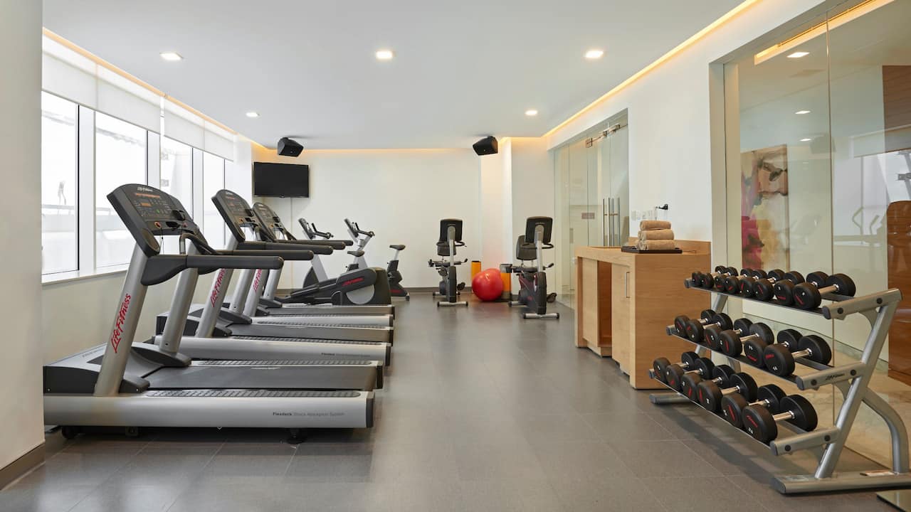 24-Hour Gym at Hyatt Place Dubai Baniyas Square