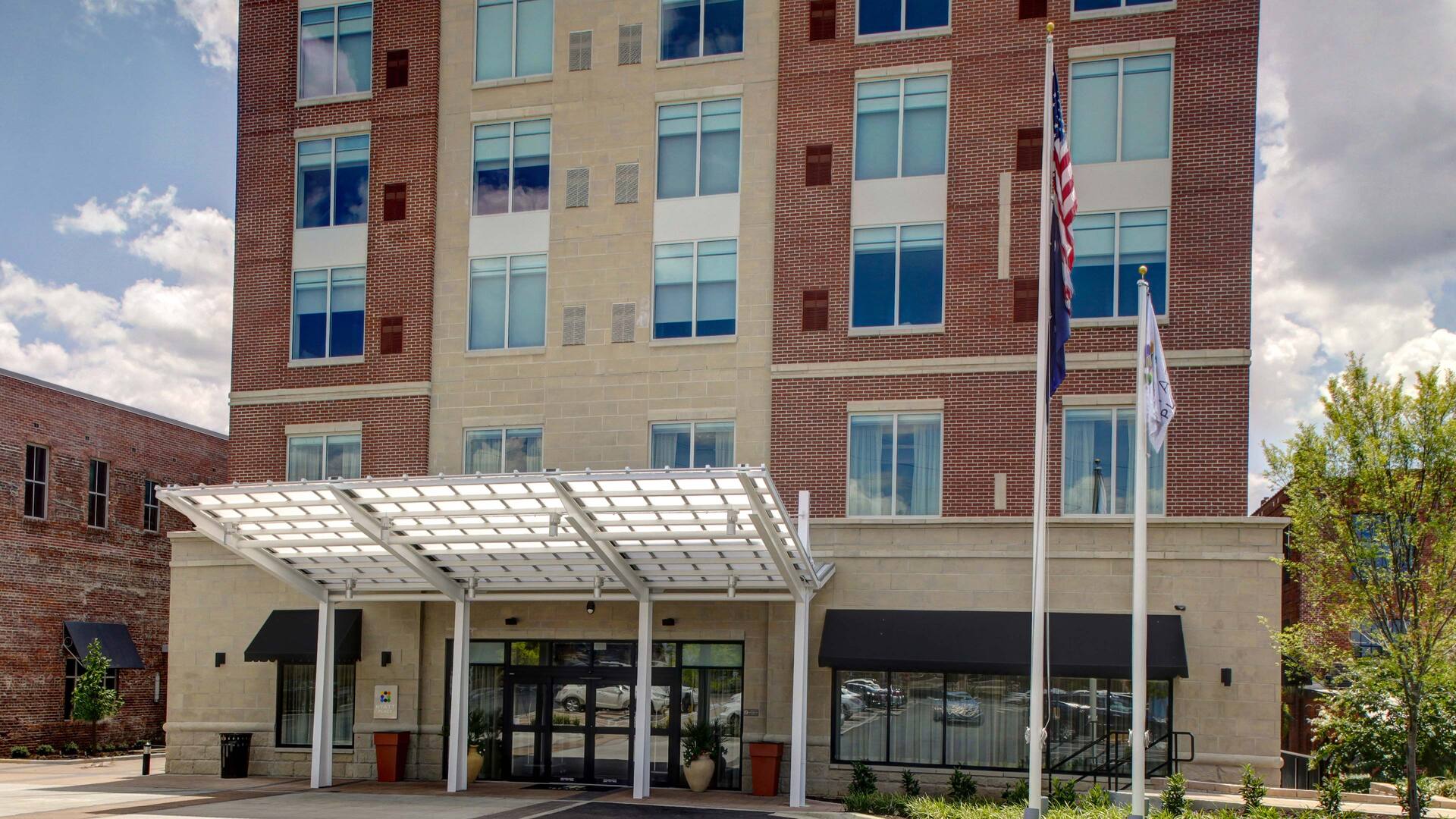 Exterior of hotel