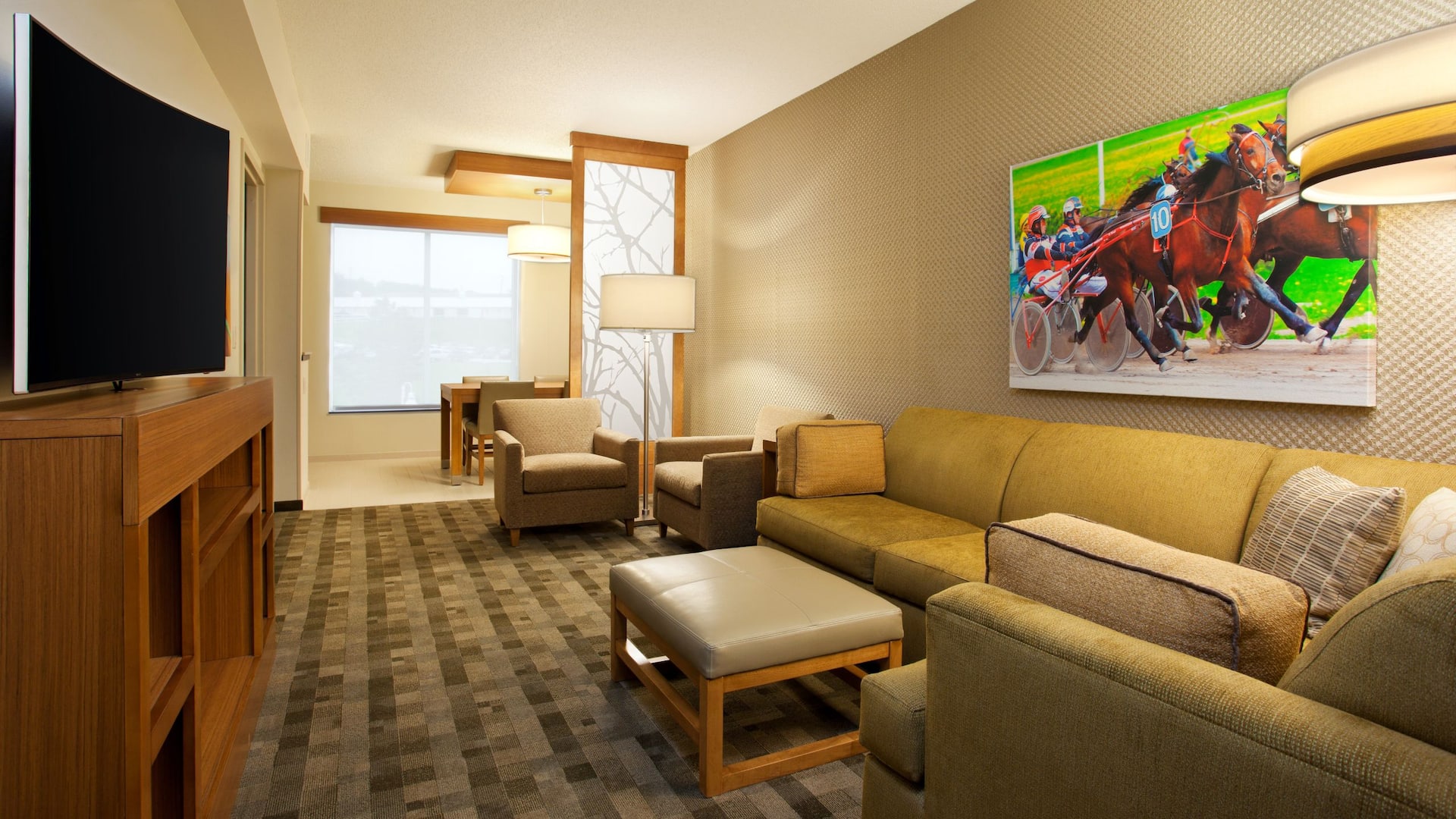 Hyatt Place at The Hollywood Casino / Pittsburgh – South Master Suite Living Room