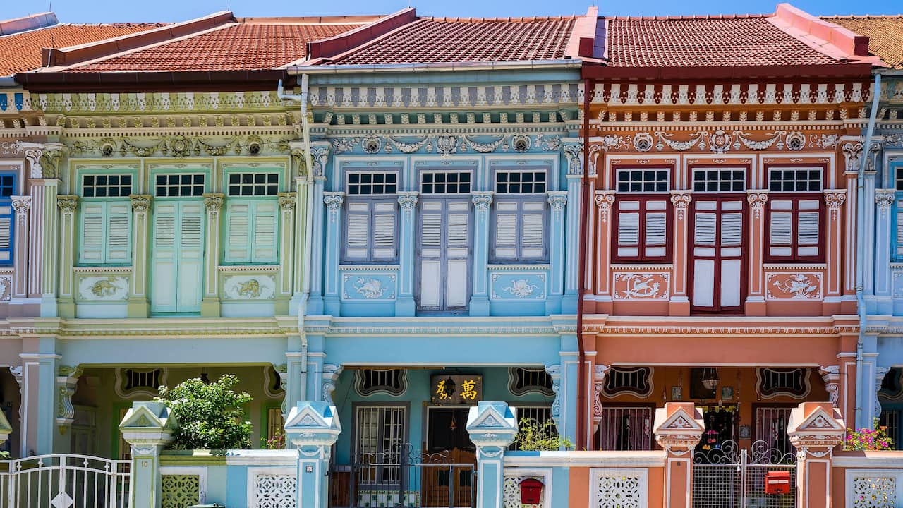 Peranakan Houses (Peranakan culture and heritage Singapore) Grand Hyatt Singapore