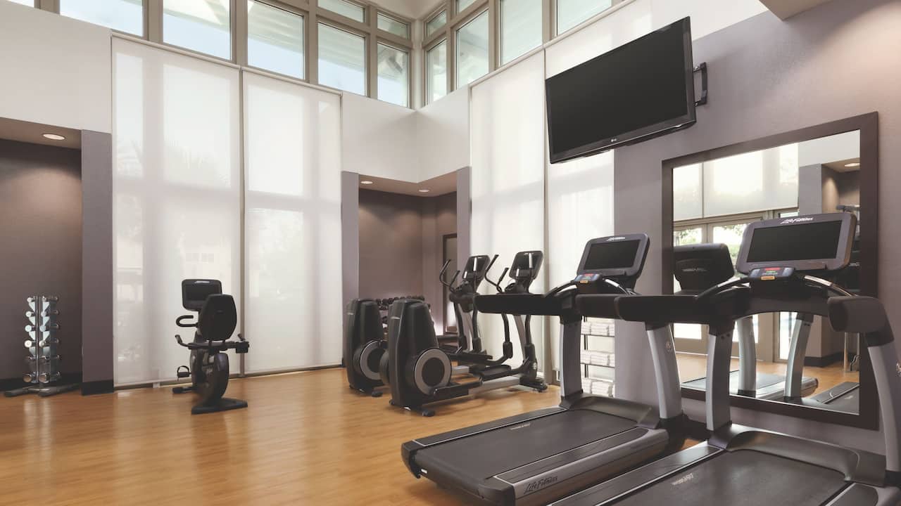 24-Hour Workout Room Hyatt House Emeryville / San Francisco Bay Area
