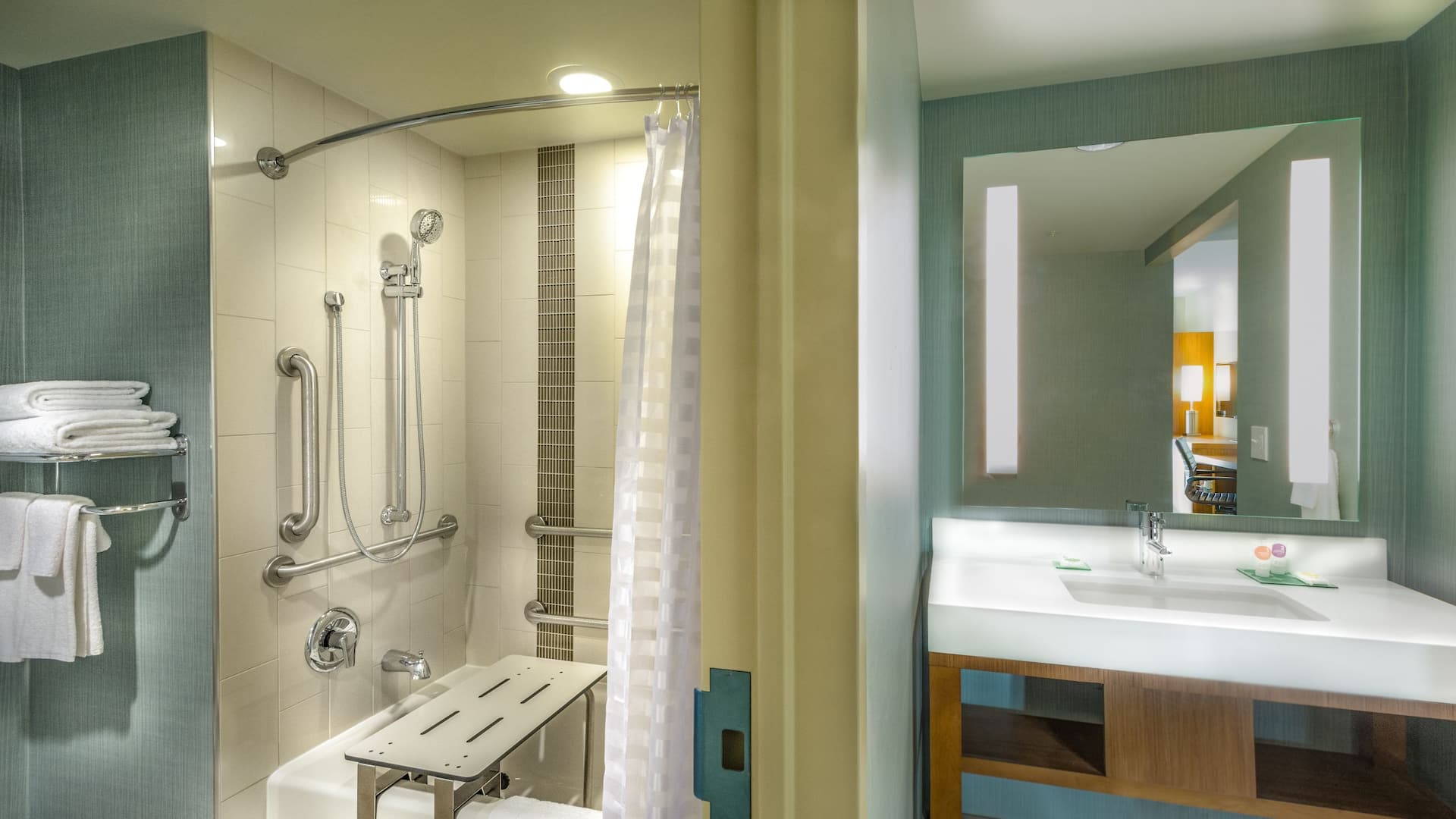 2 of 2 Hyatt Place Washington DC/National Mall ADA Bathroom