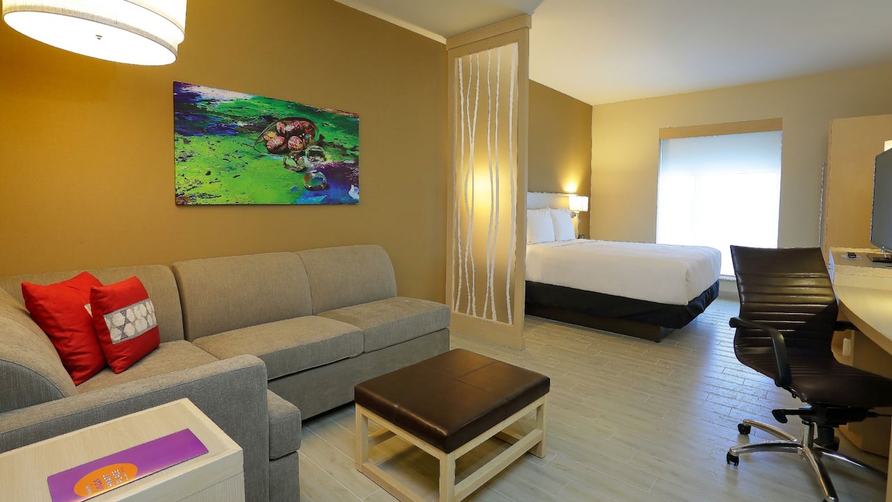 King Bed with sofa bed