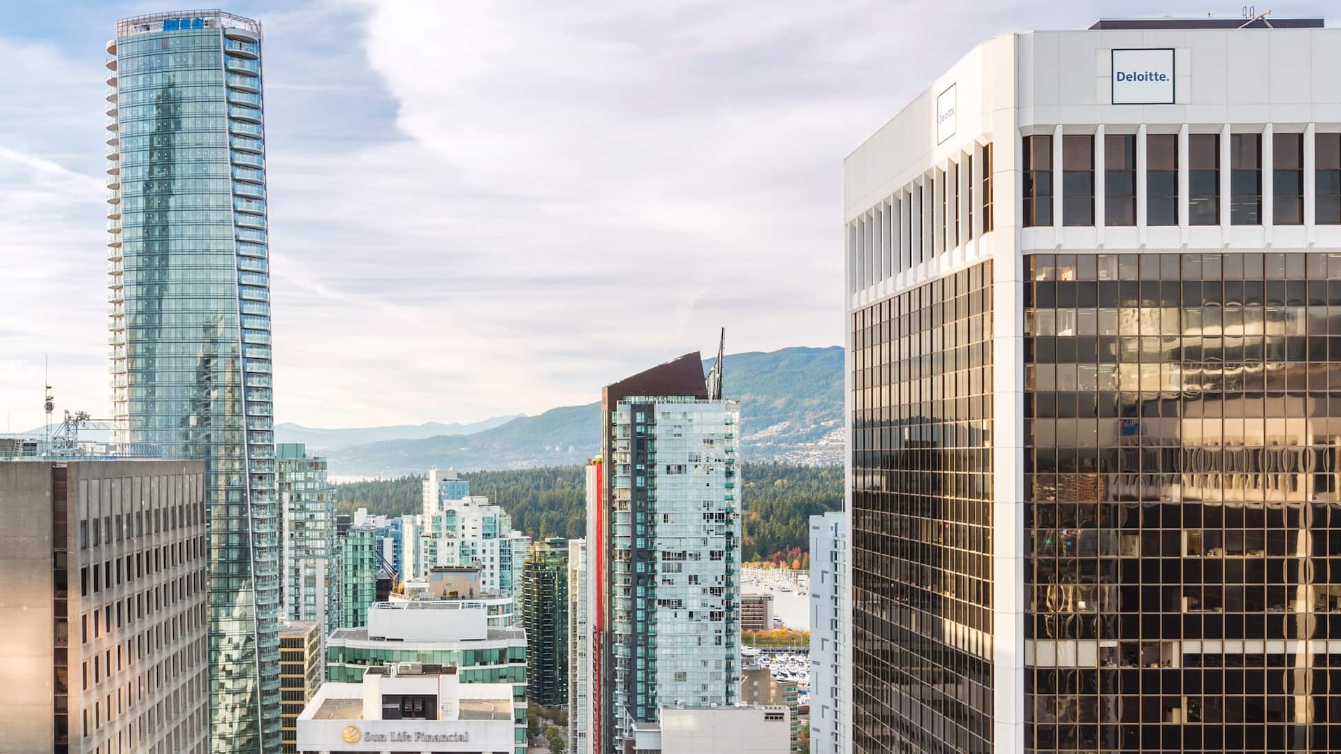 2 of 3 Hyatt Regency Vancouver City View Day