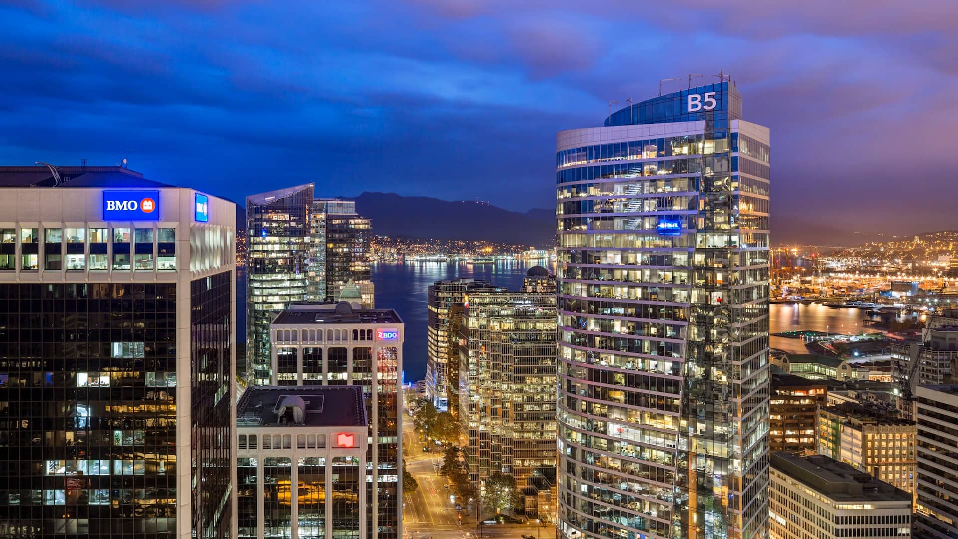 1 of 5 Hyatt Regency Vancouver City View Night
