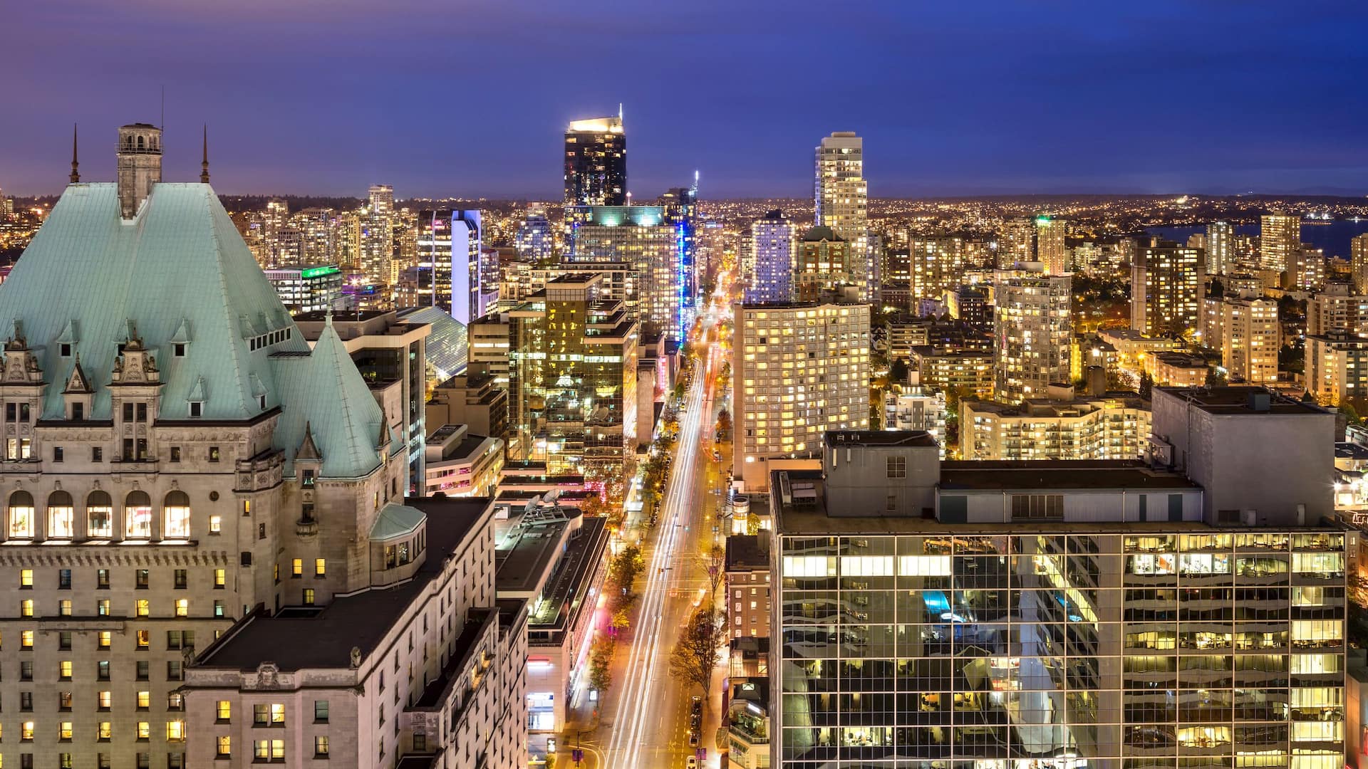 1 of 4 Hyatt Regency Vancouver City View Night