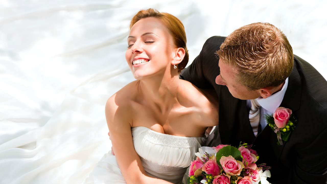 bridal and groom