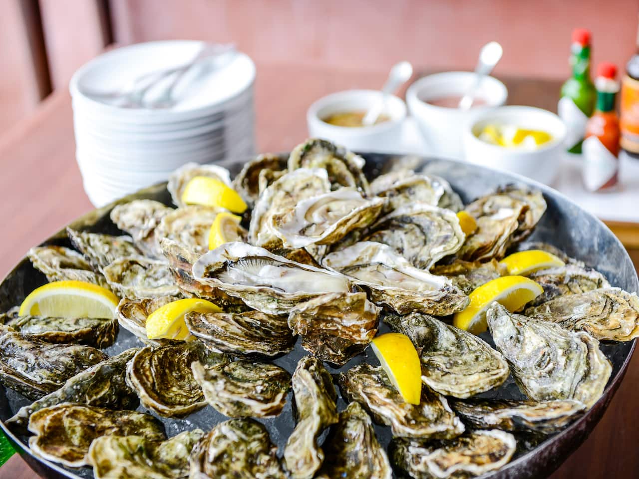 Sunday Brunch - Oyster station McFarland House Brunch