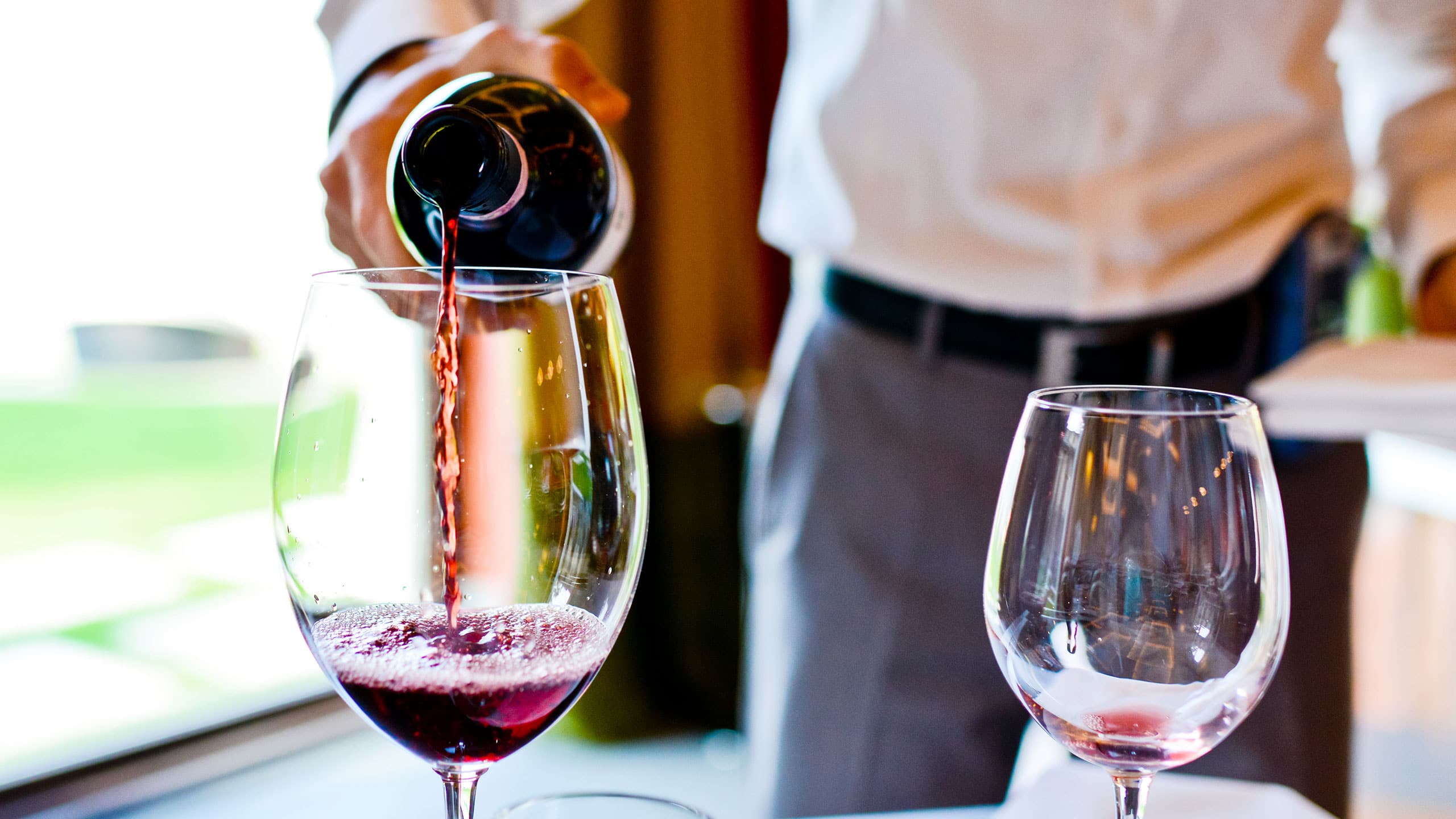 1 of 1 Park Hyatt PH_P030 Waiter Pouring Red Wine