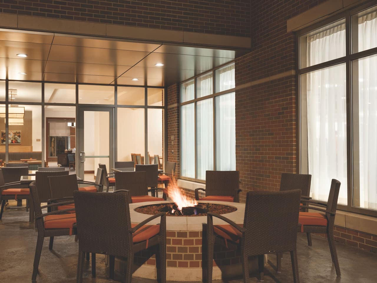 Outdoor Space with Fire Pit at Hyatt Place Buffalo/Amherst