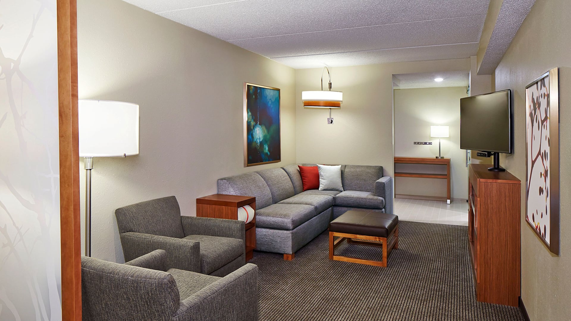 Hyatt Place Lansing – East King Suite Living Room