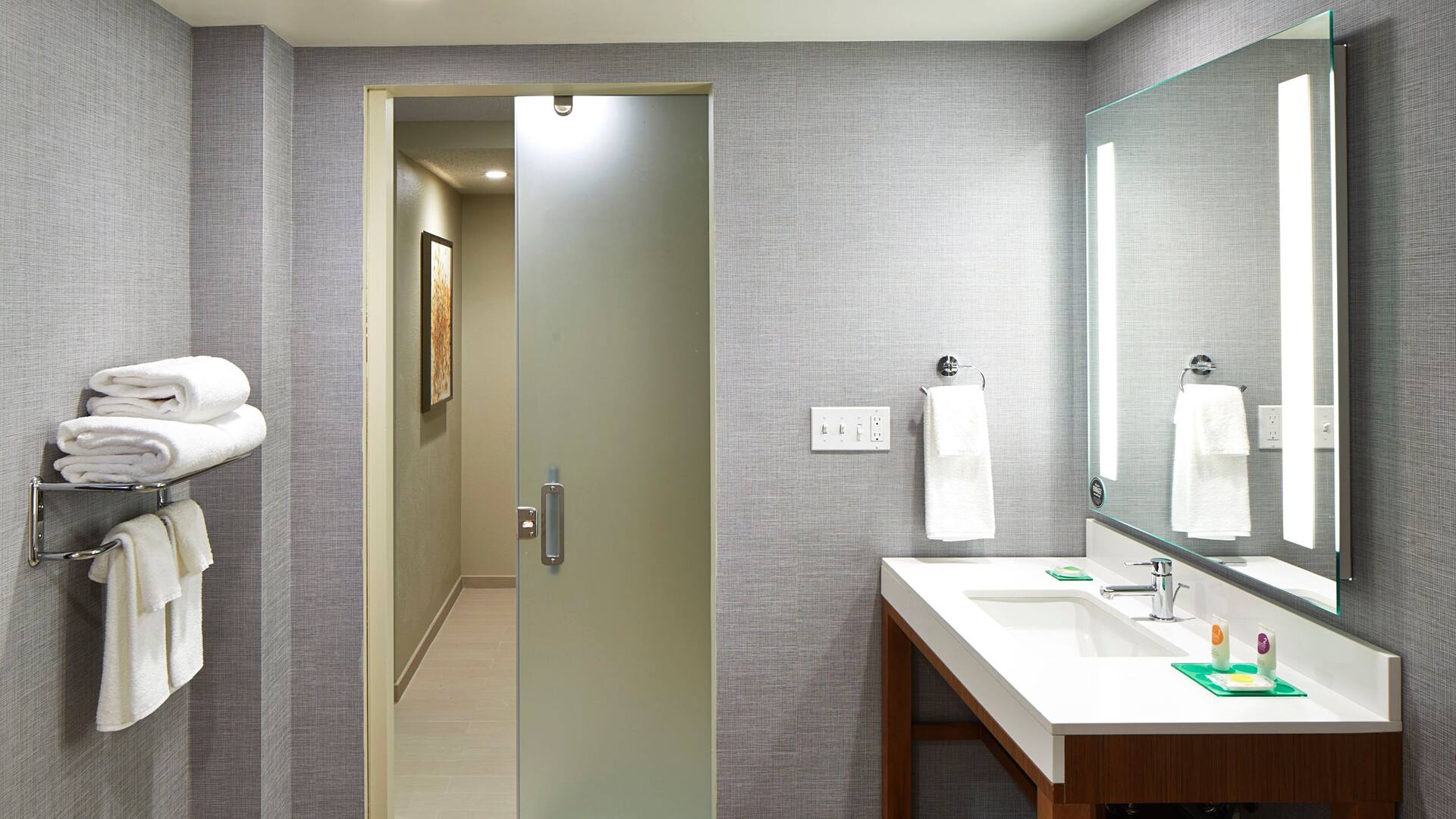 3 из 4 Hyatt Place Lansing – East King Suite Bathroom