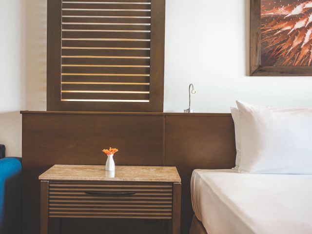 Flower Decor on Nightstand