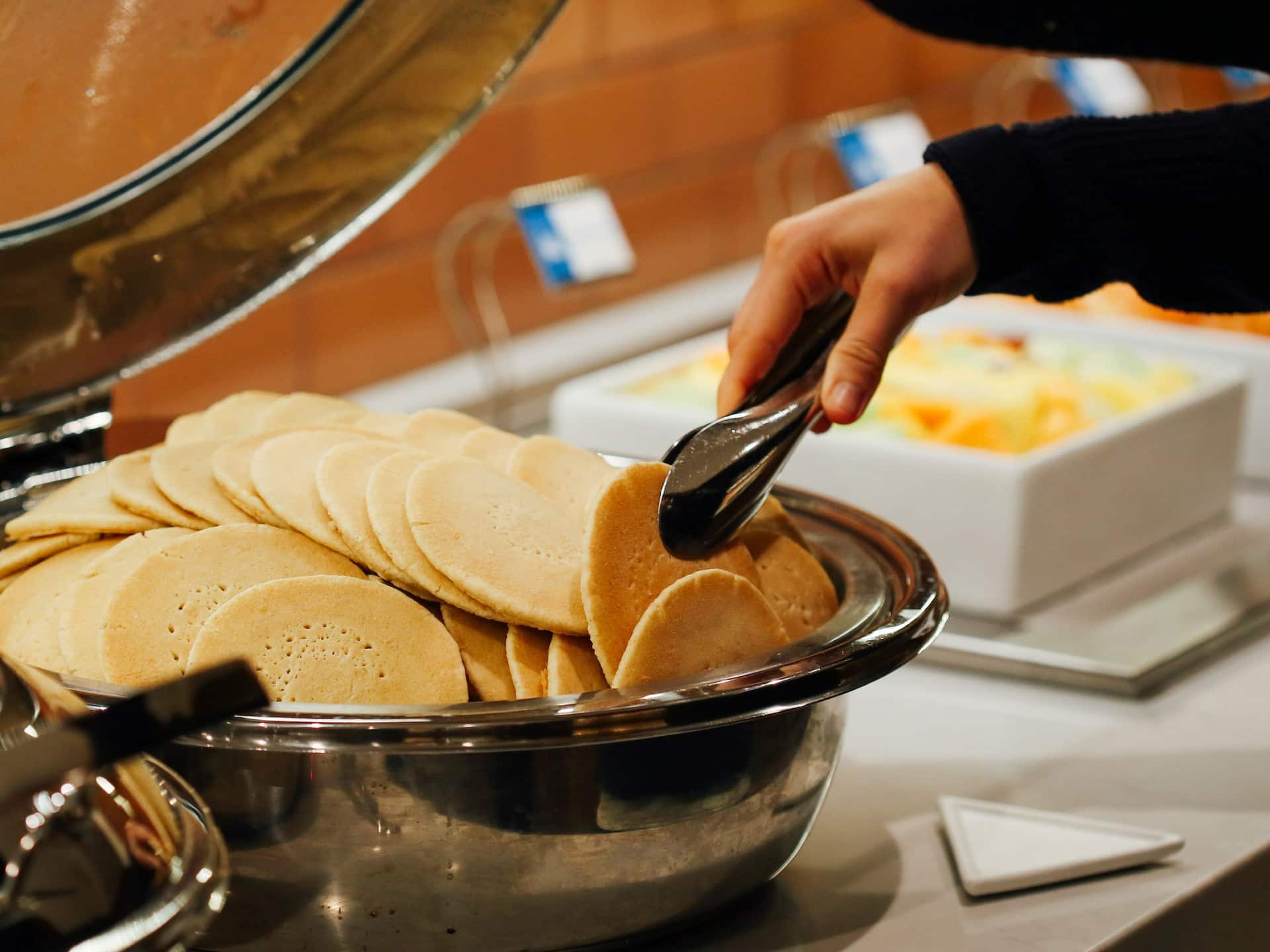 Hyatt House Hh_P113 Pancakes at Breakfast Buffet