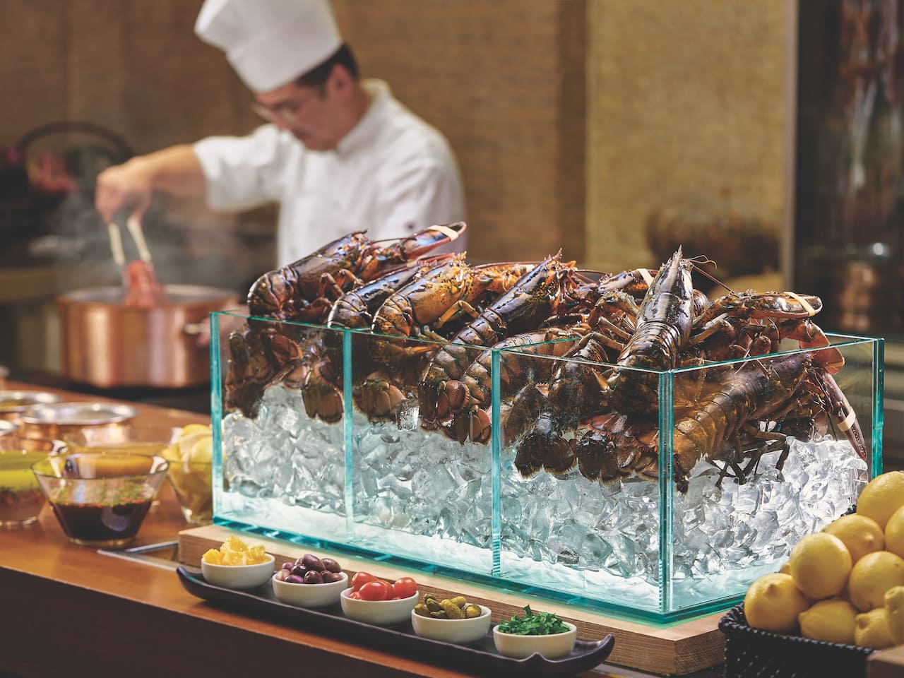 Cafe Live Lobster Station