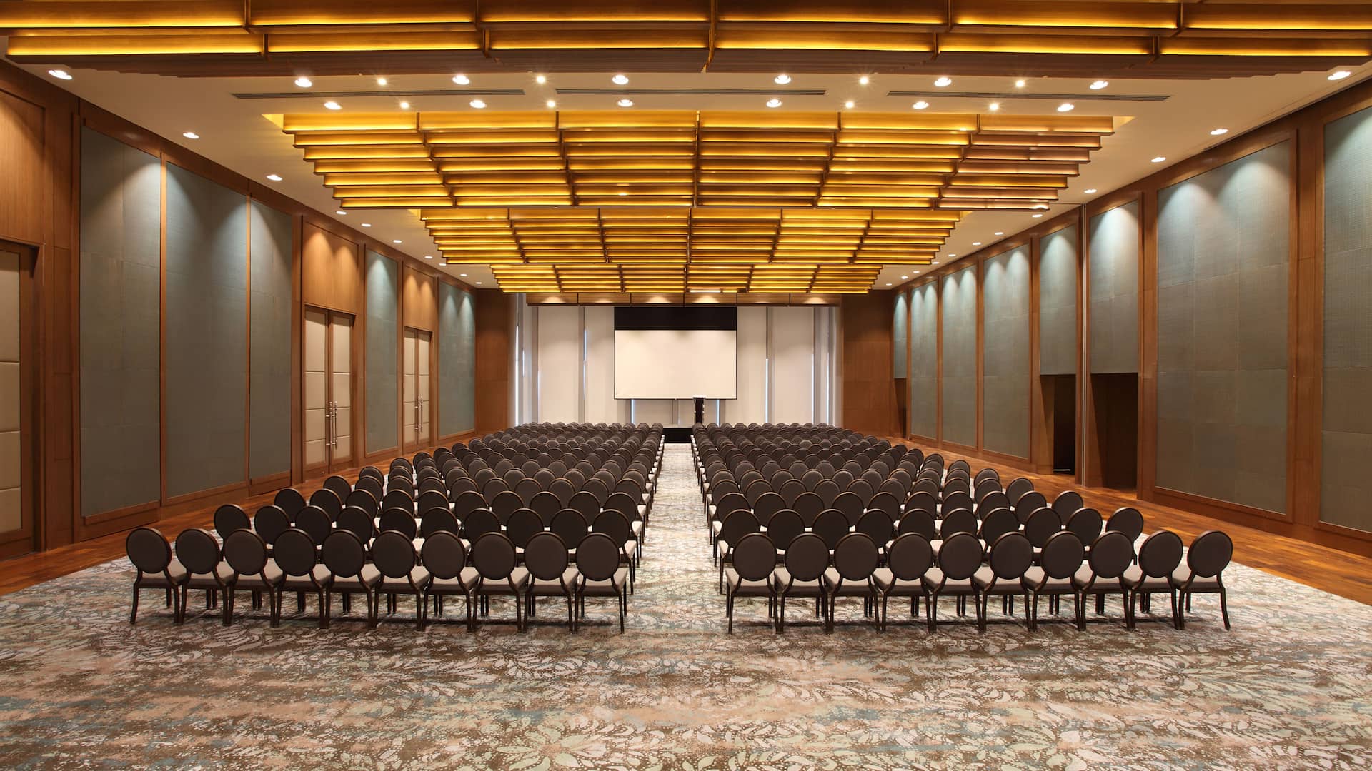 Hyatt Regency Ahmedabad Regency Ballroom Theatre Setup