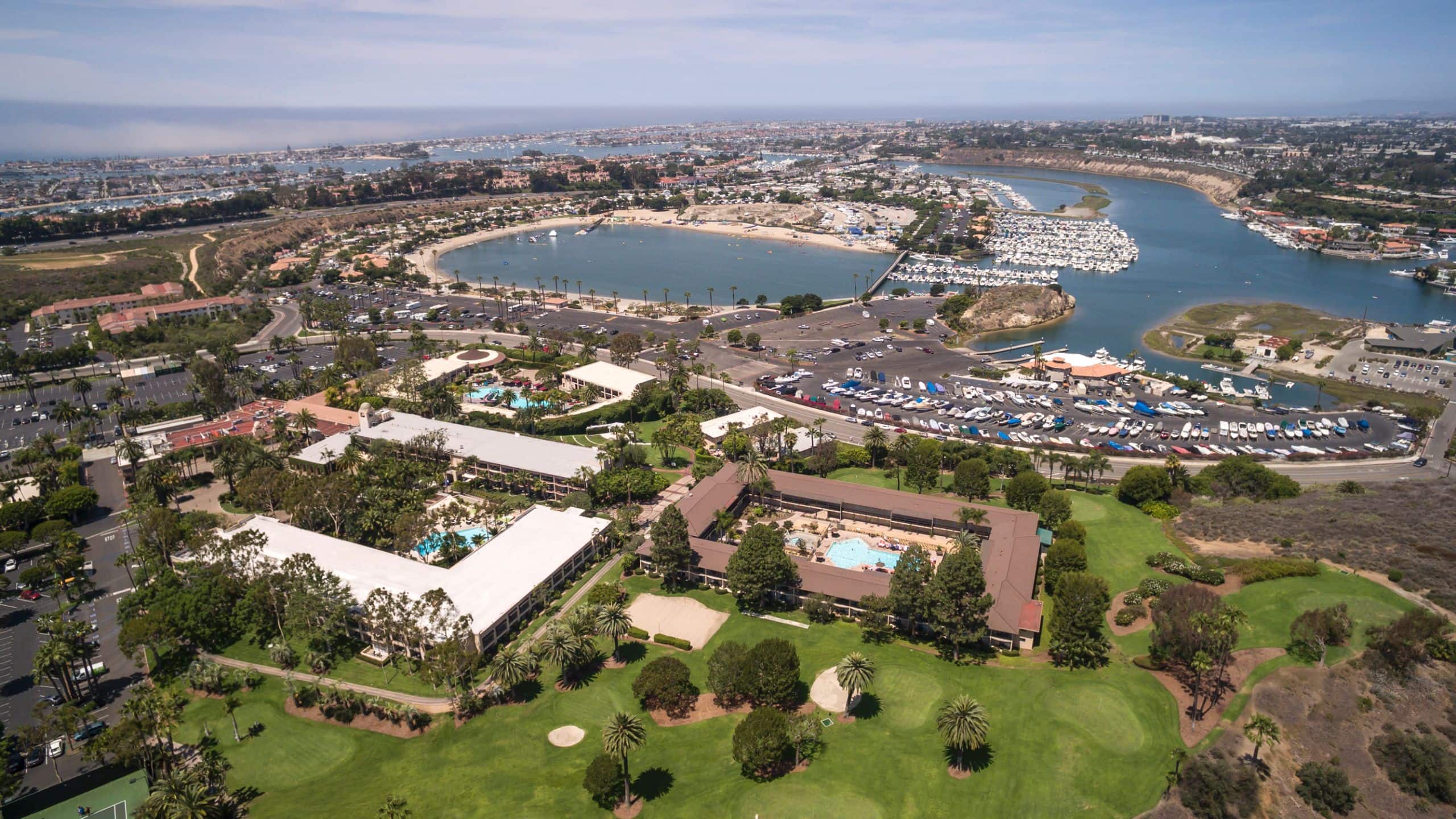 Hyatt Regency Newport Beach Aerial