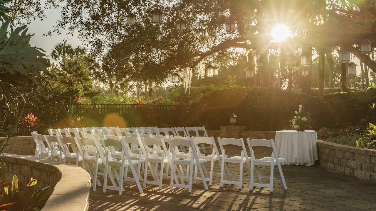 Hyatt Regency Grand Cypress Wedding Oak Terrace Ceremony