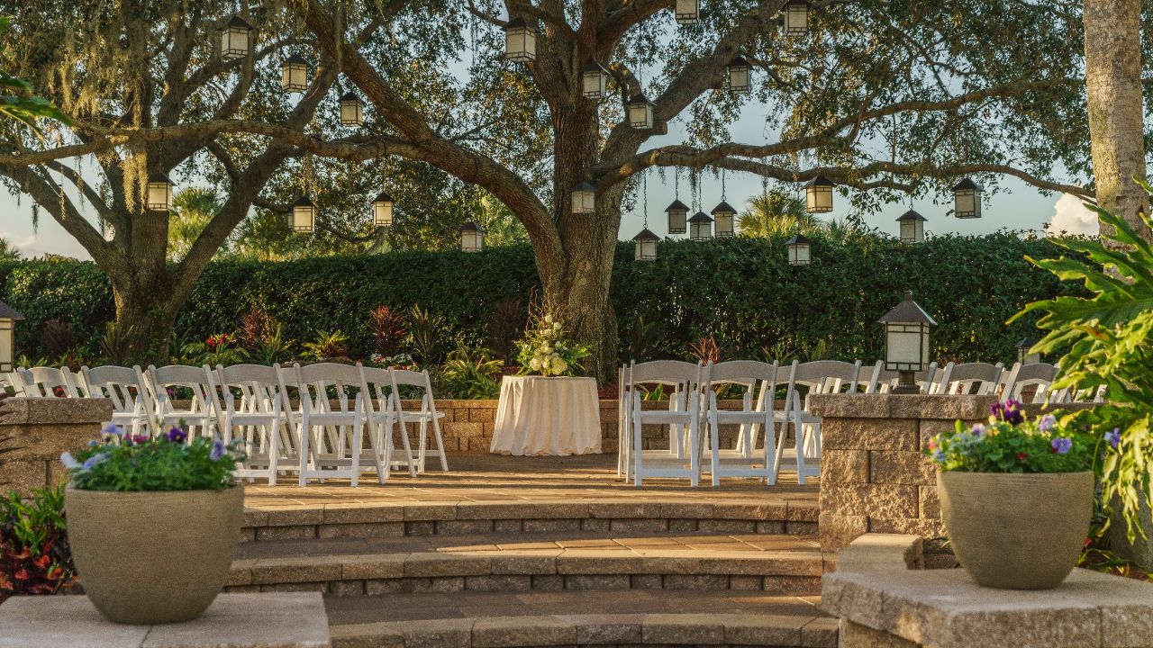 Beautiful Orlando Wedding Venue Hyatt Regency Grand Cypress Wedding Reception