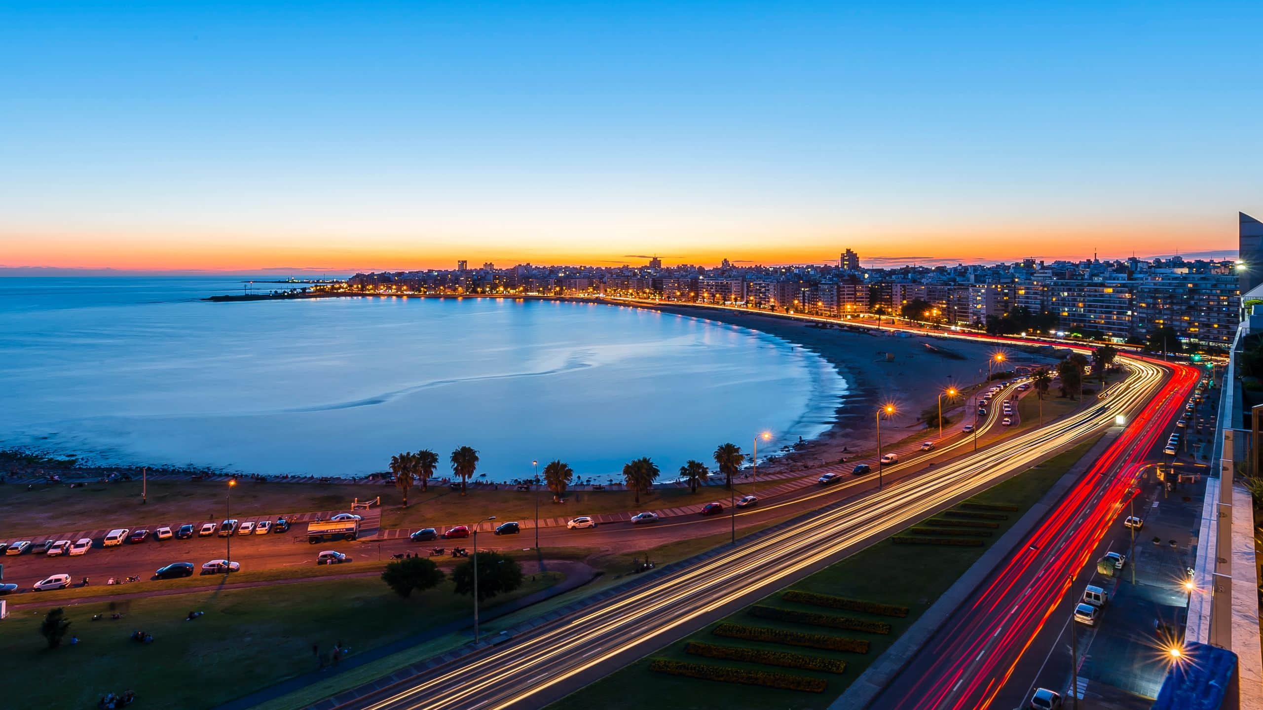 Hyatt Centric Montevideo Rambla Night View