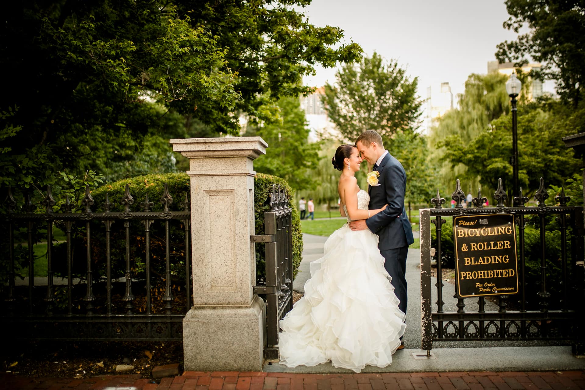 Hyatt Regency Boston Wedding Couple