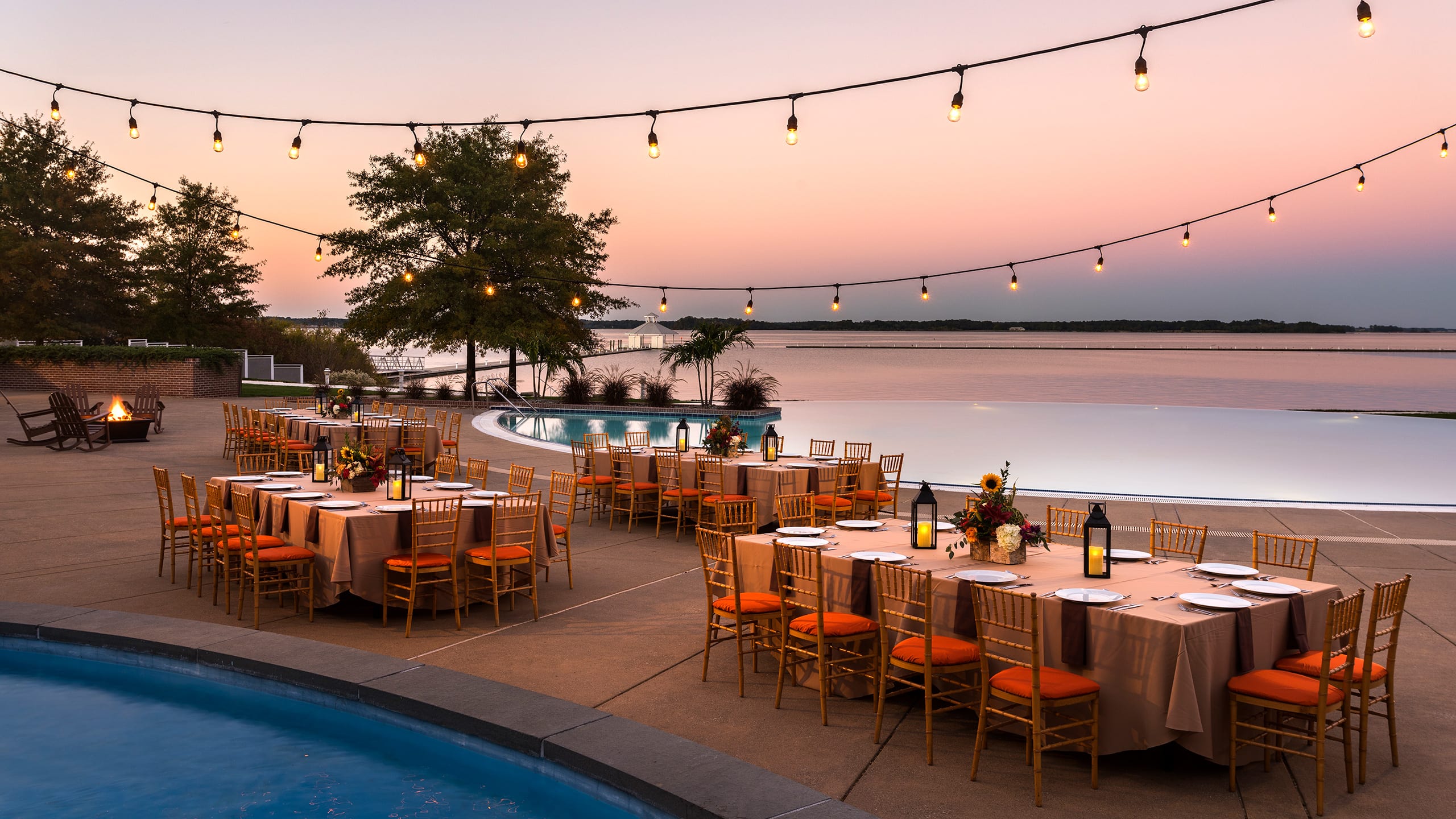Hyatt Regency Chesapeake Bay Golf Resort, Spa and Marina Infinity Pool Event