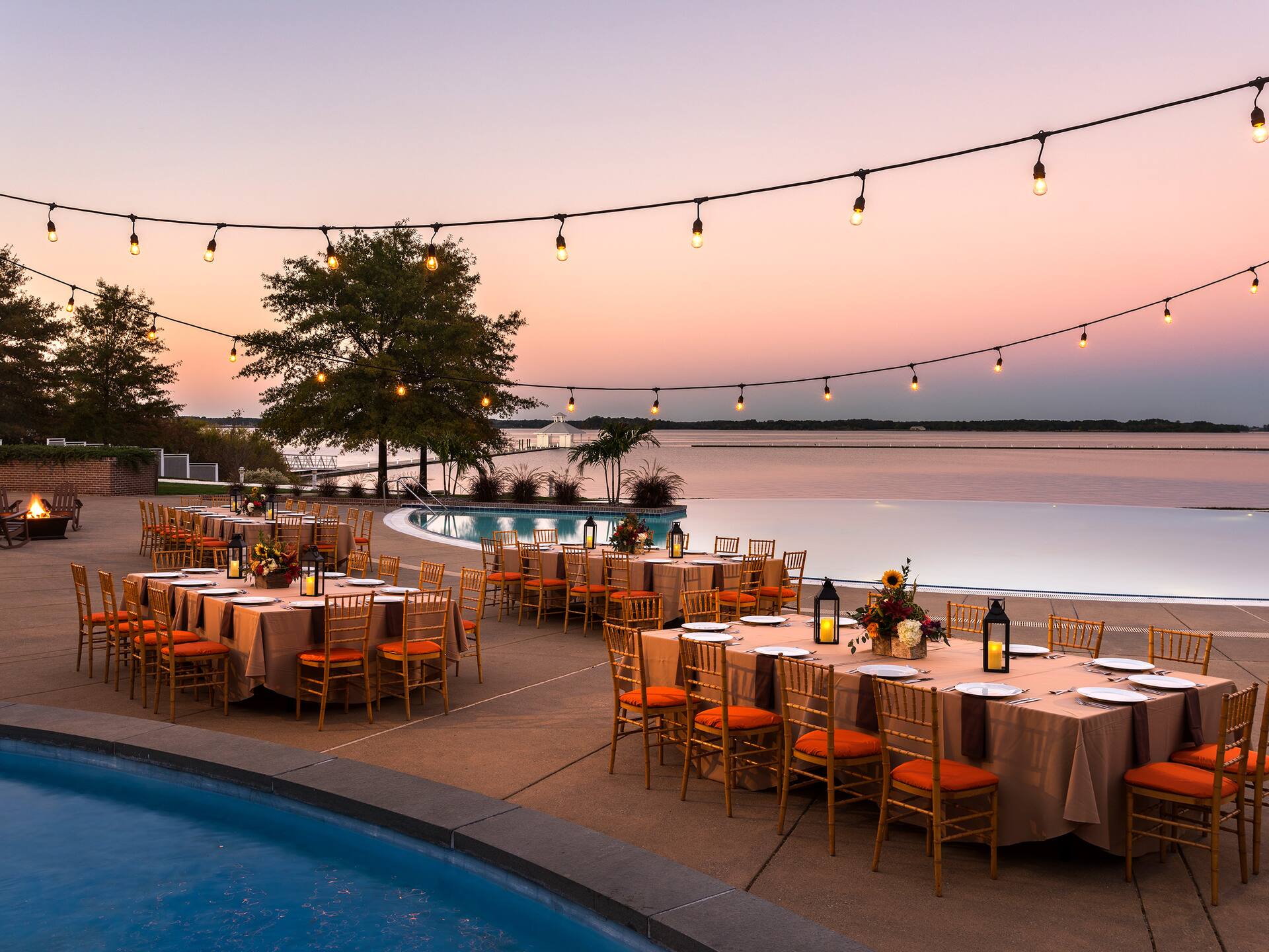 Hyatt Regency Chesapeake Bay Golf Resort, Spa and Marina Infinity Pool Event