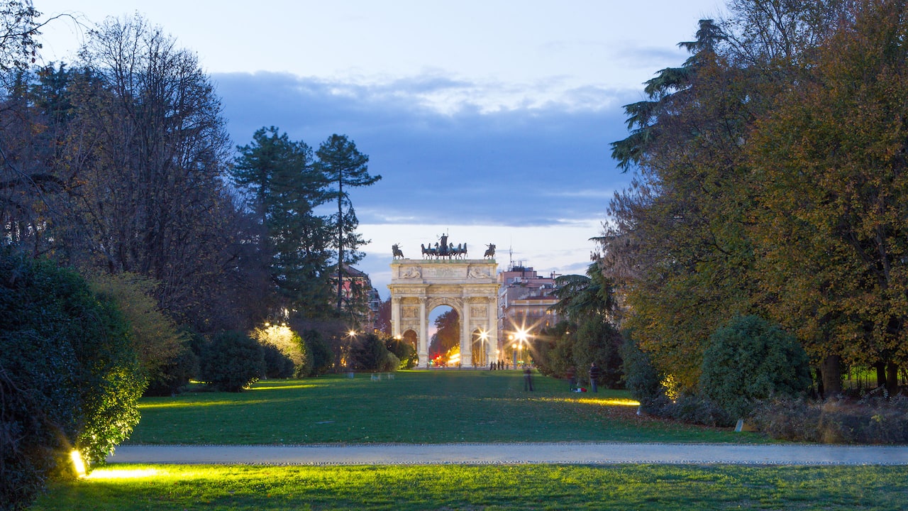 Sempione Park in Milan