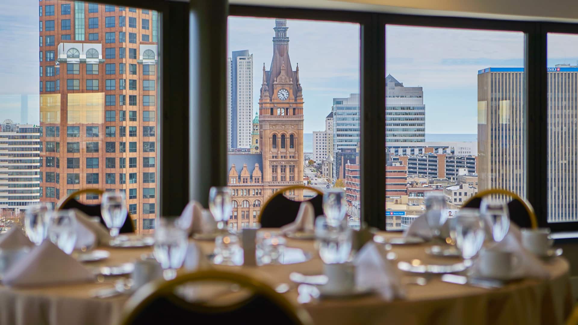 1 of 2 Hyatt Regency Milwaukee VUE Banquet City View