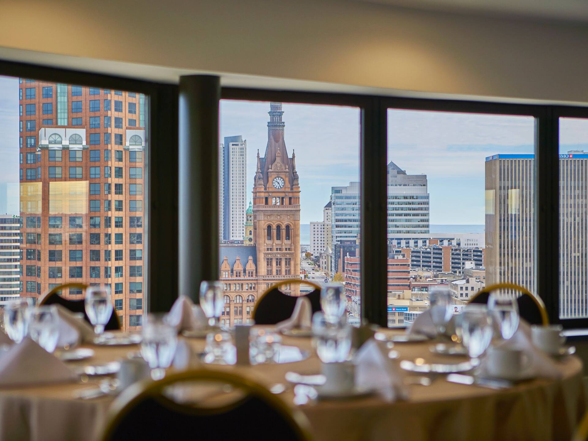 Hyatt Regency Milwaukee VUE Banquet City View