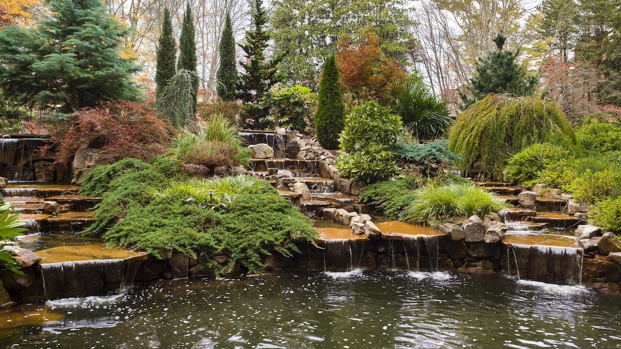 Outdoor Waterfall