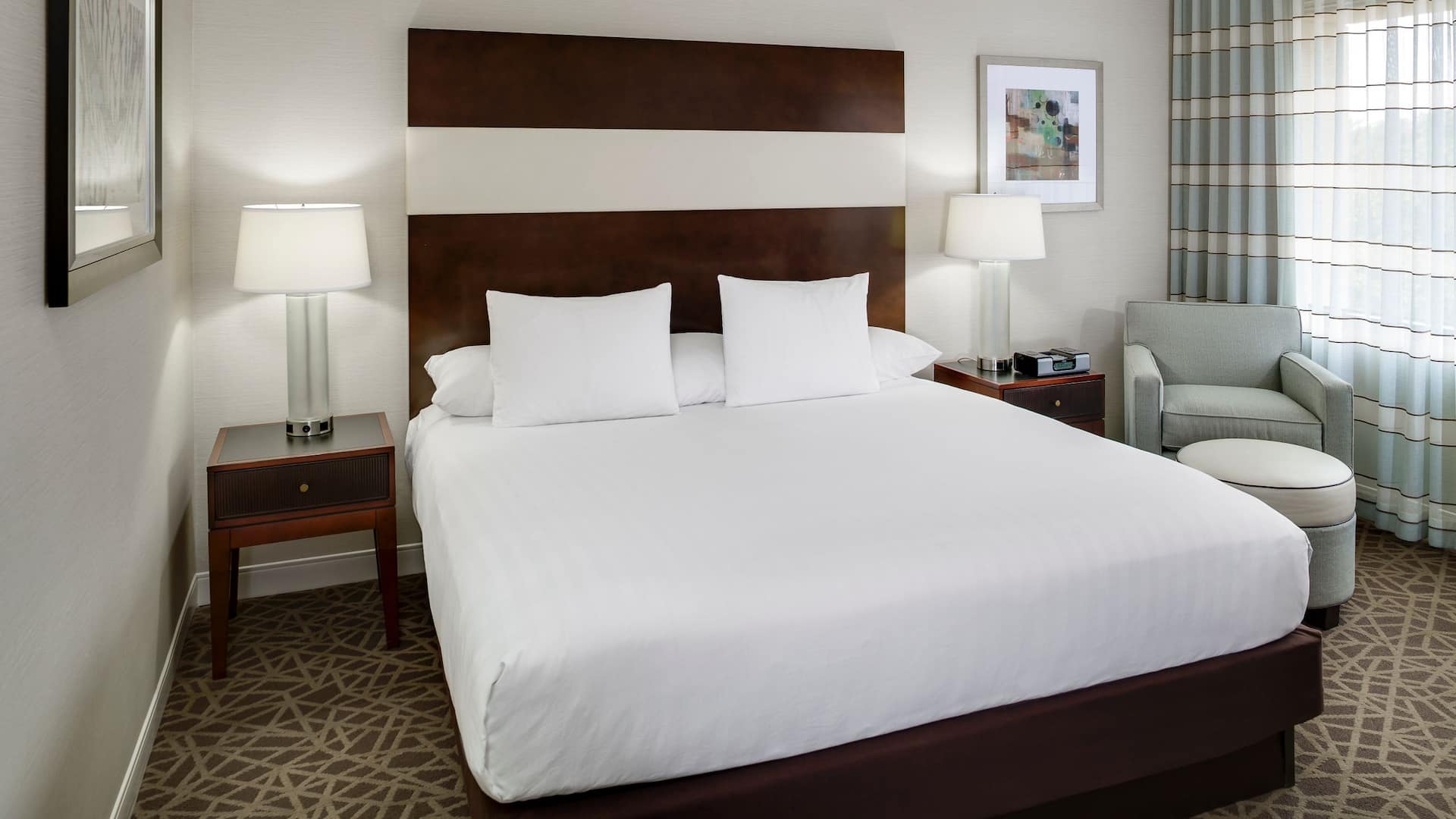 Hyatt Regency Suites Atlanta Northwest King Suite Master Bedroom