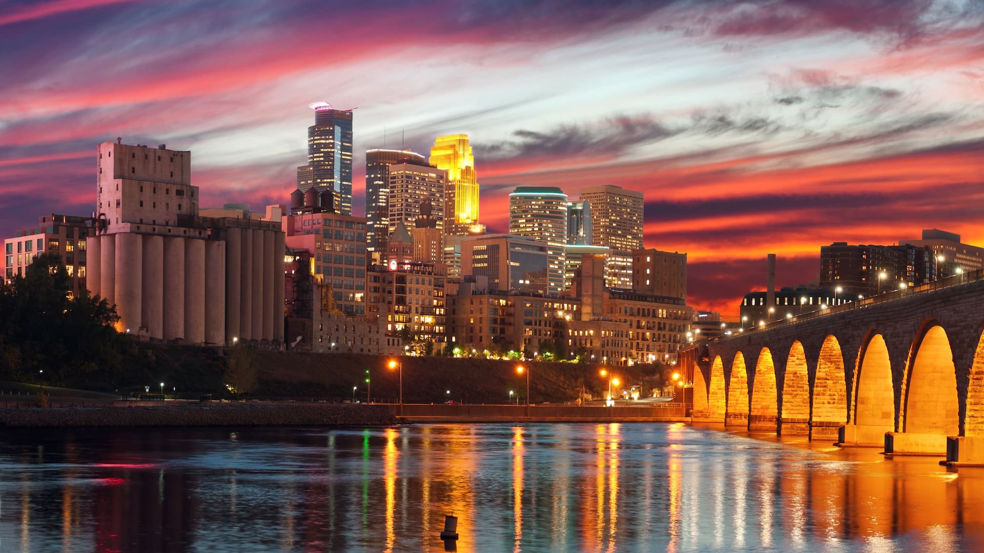 Hyatt Regency Bloomington - Minneapolis Minneapolis Downtown at Twilight