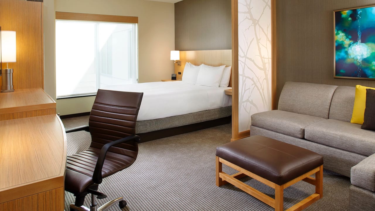 king bed with Sofa Bed