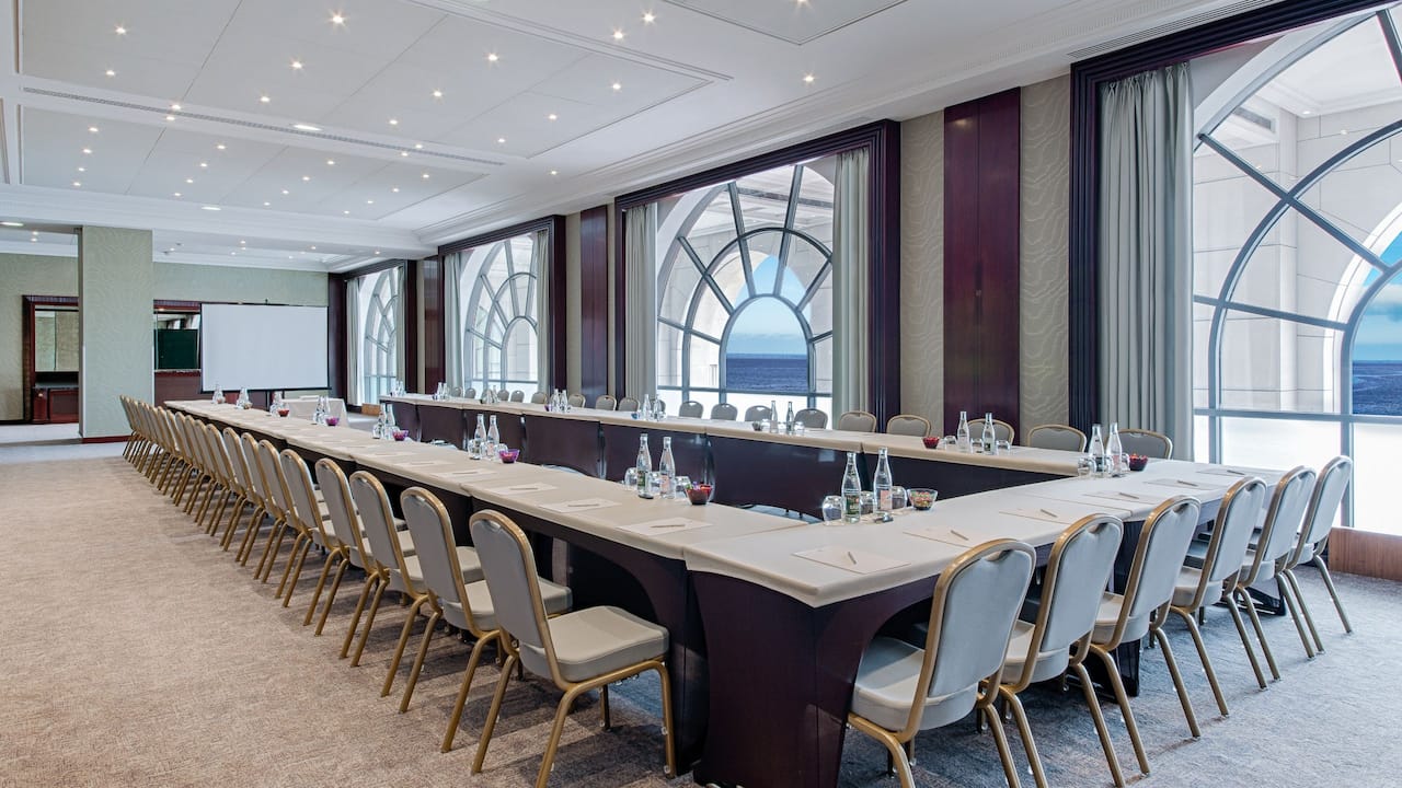 Azur Room U - Shape Setup for Meetings at Hotel Hyatt Regency Nice Palais De La Méditerranée