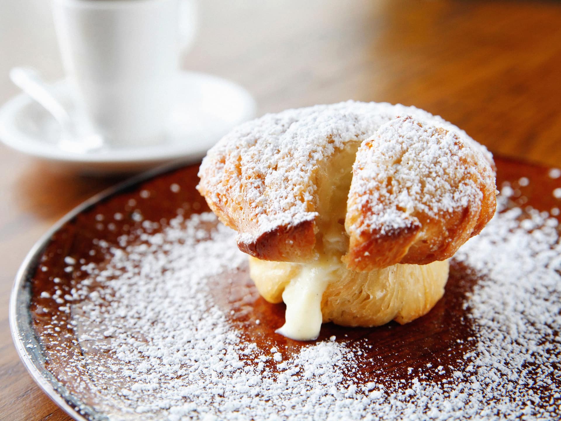 Hyatt Regency Tysons Corner Center Barrel and Bushel Cruffin with Coffee
