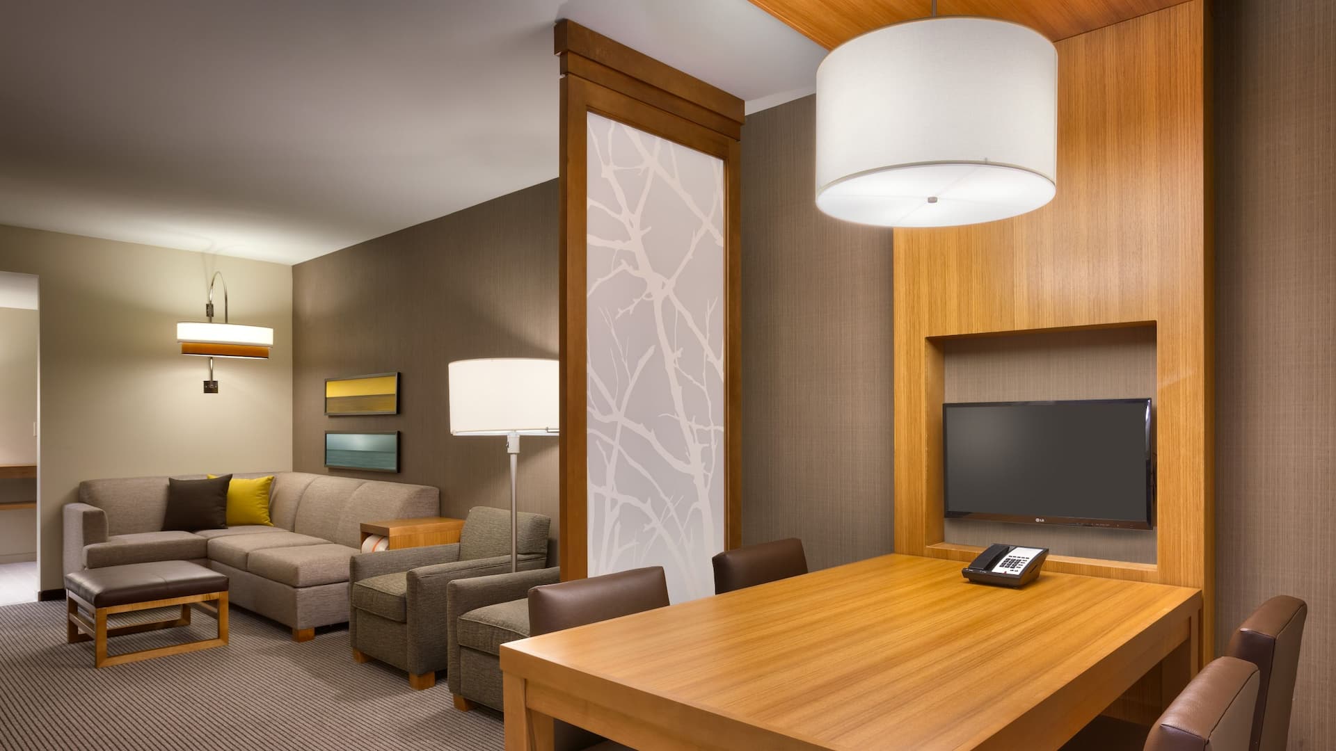 2 of 4 Hyatt Place Park City Suite Living Room and Dining Room