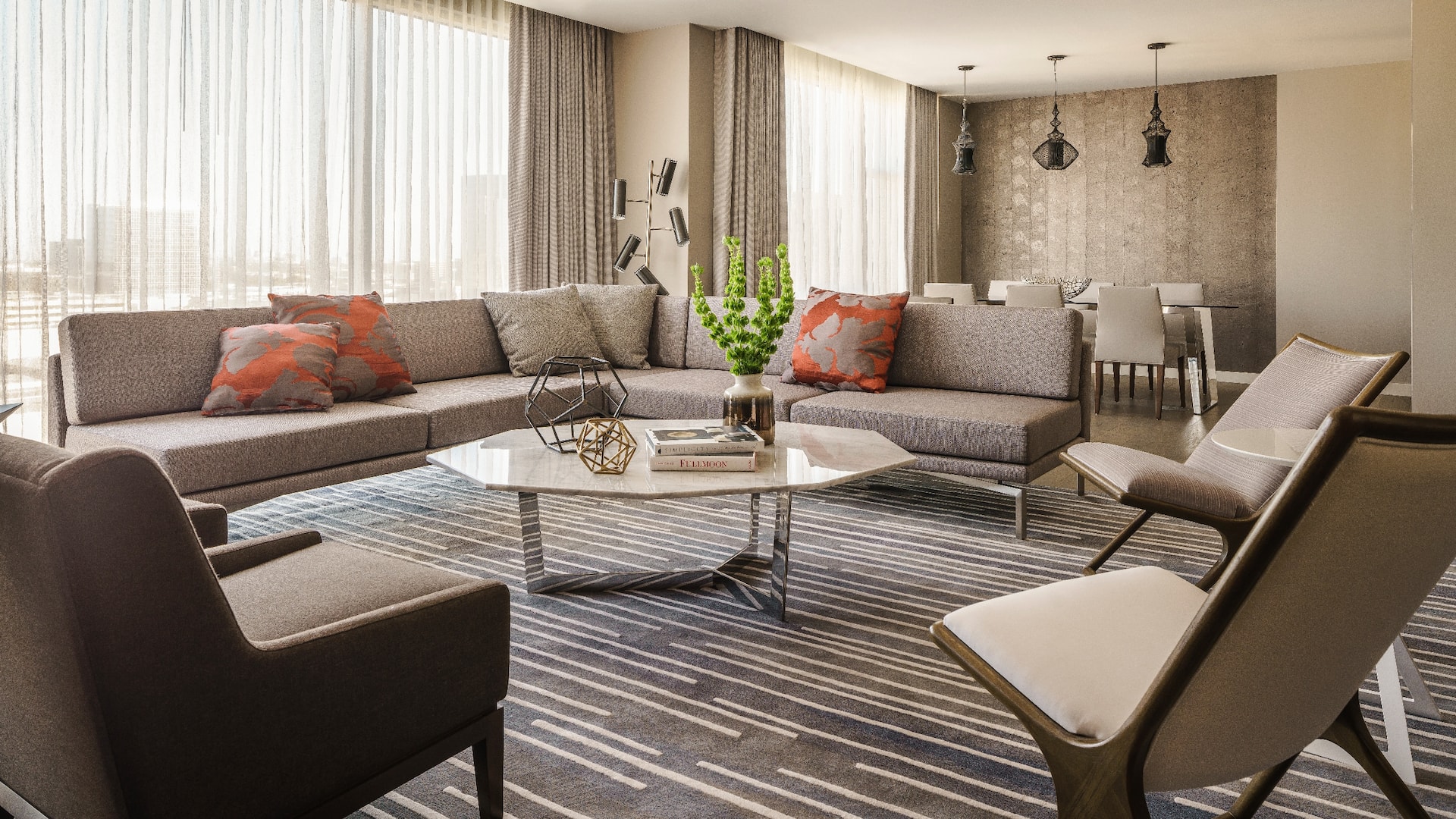 Hyatt Regency Houston/Galleria Presidential Suite Living Room