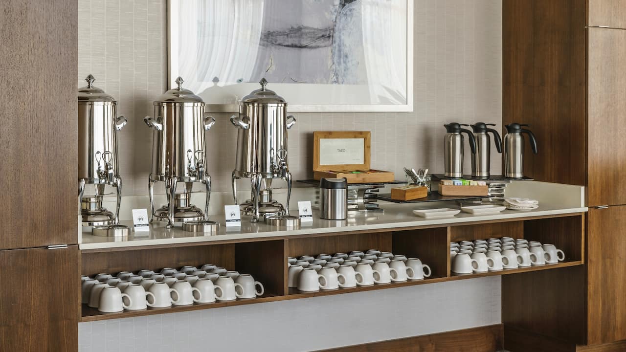 coffee break setup