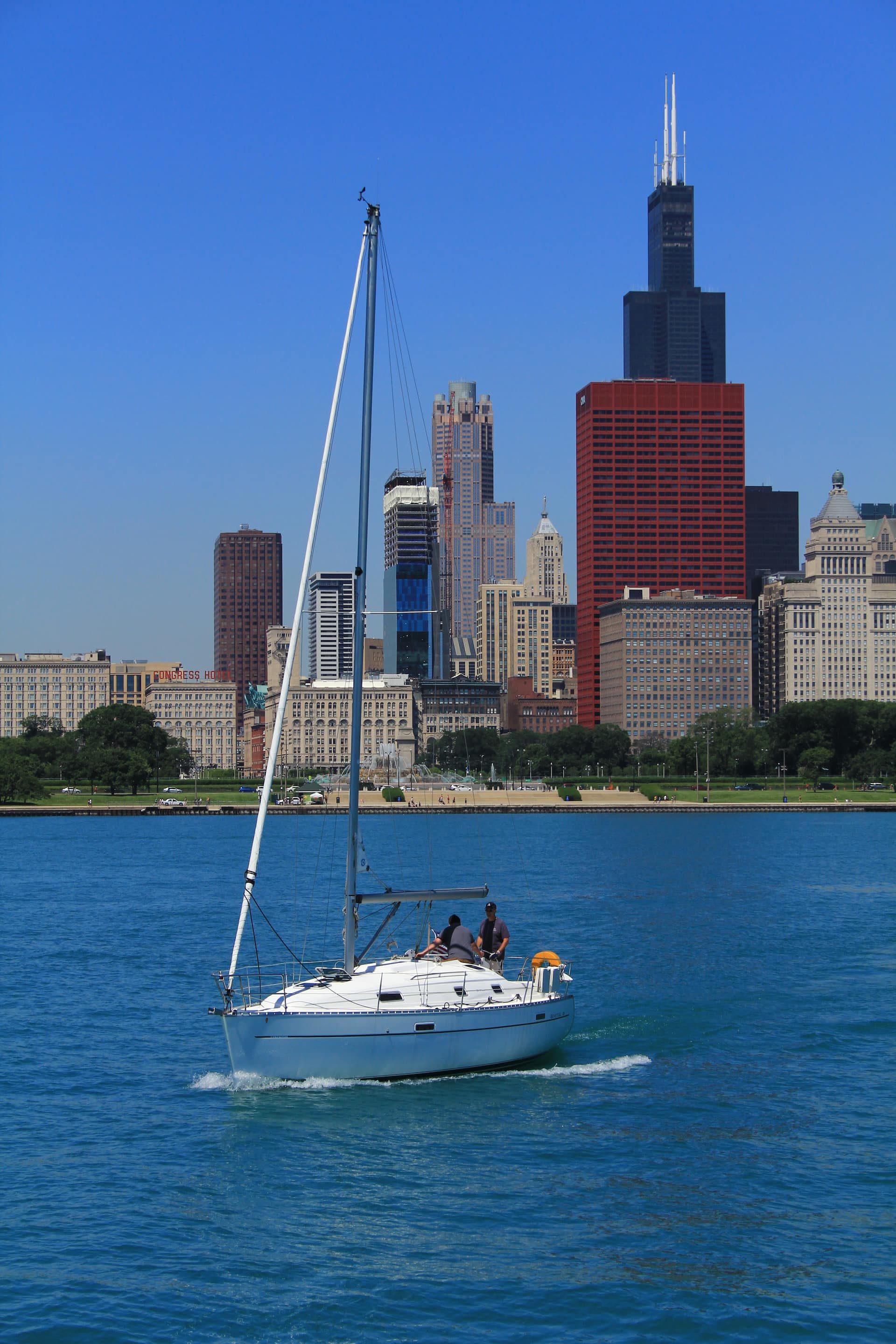 Hyatt Regency Chicago Boat on Lake Michigan