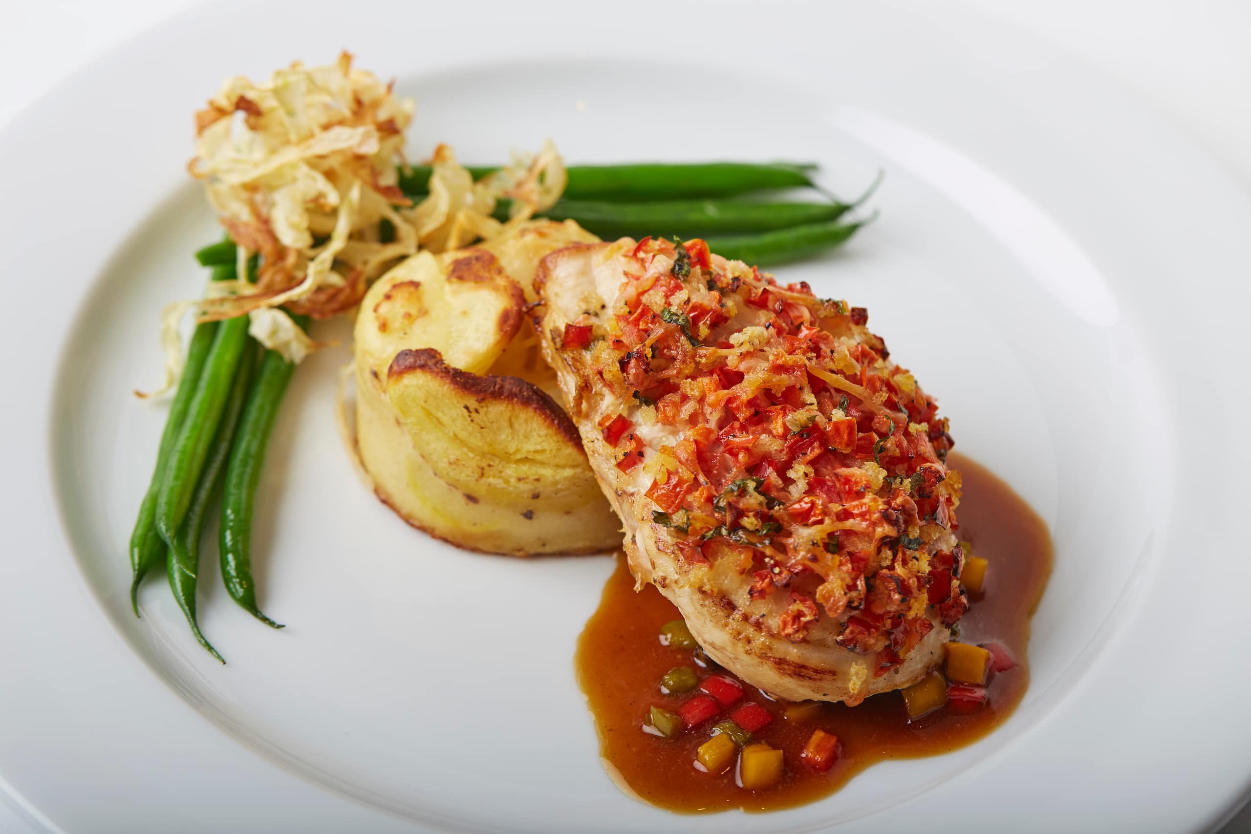 Hyatt Regency Milwaukee Chicken Bruschetta