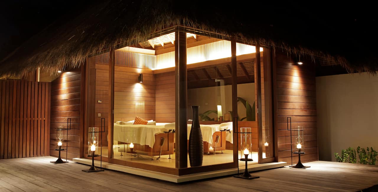 Spa couples' treatment villa