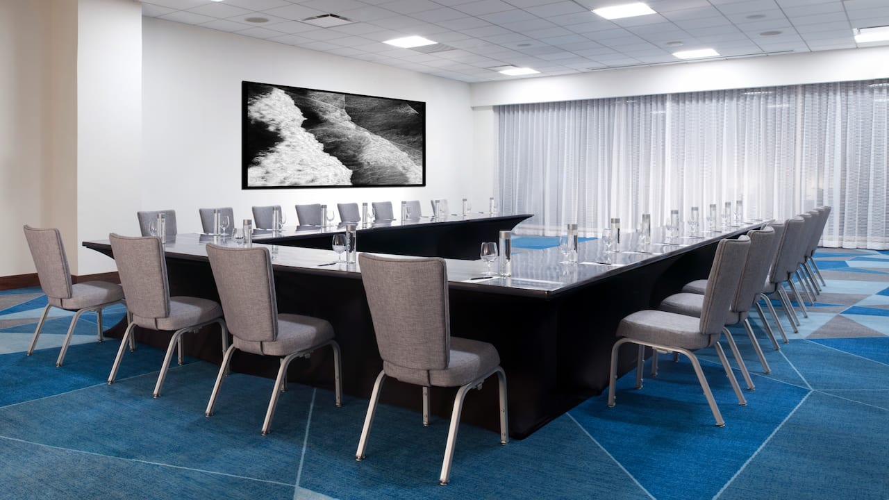 Large meeting room in the hotel