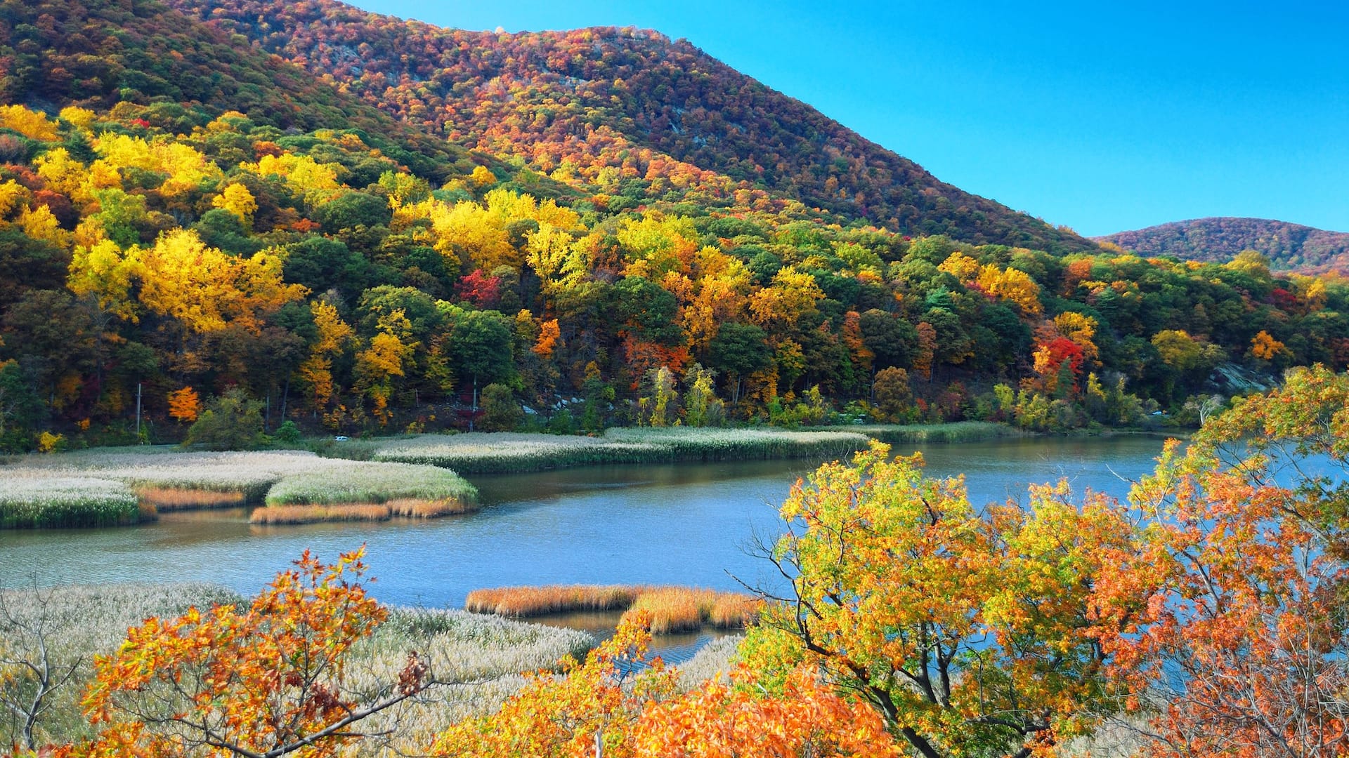 Hyatt House Fishkill/Poughkeepsie Autumn Mountains